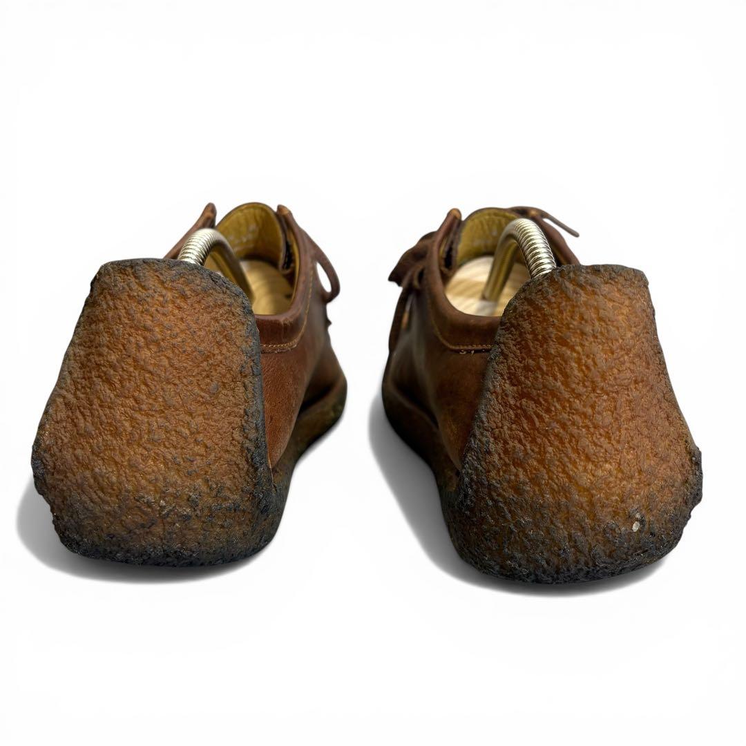 【美品】CLARKS■ナタリー■ブラウンレザー★モカシンシューズ