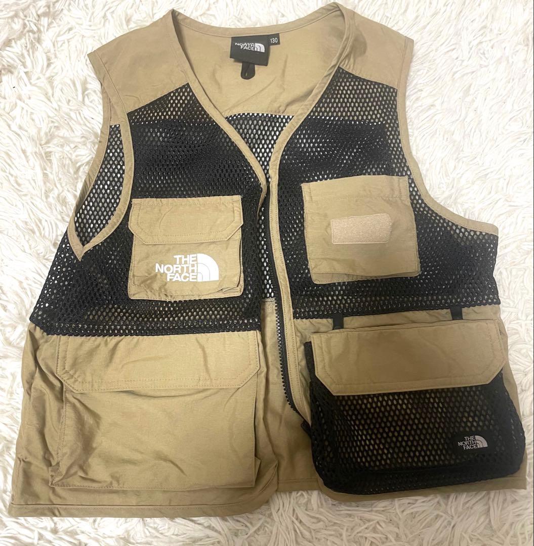 The North Face アウトドア ベスト ベージュ