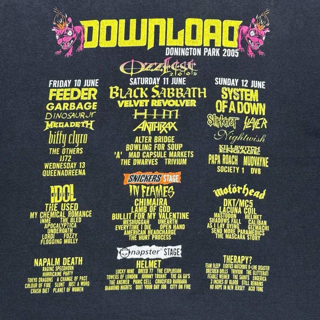 こ*ん様 希少XL Download Festival 2006 Tシャツ Oz