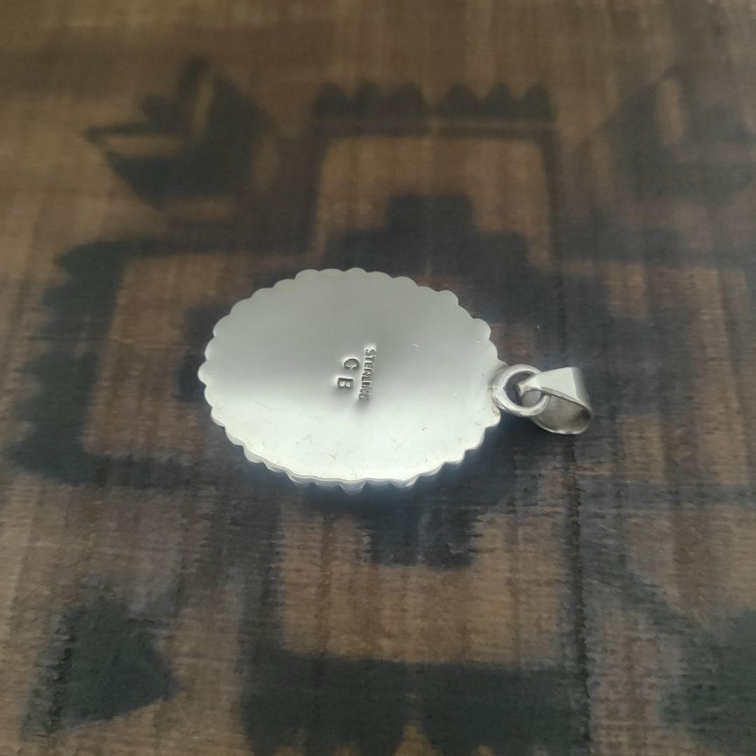 シルバー ペンダント　ネックレス　ターコイズ　STERLING　インディアン