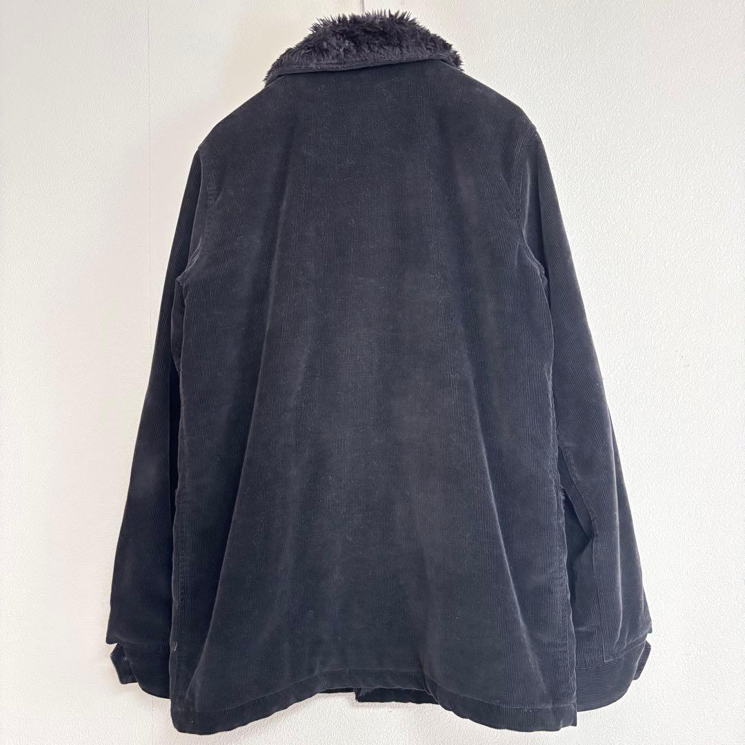 【美品】GAIJIN-MADE メンズ コーデュロイ ボア ジャケット 濃茶　M