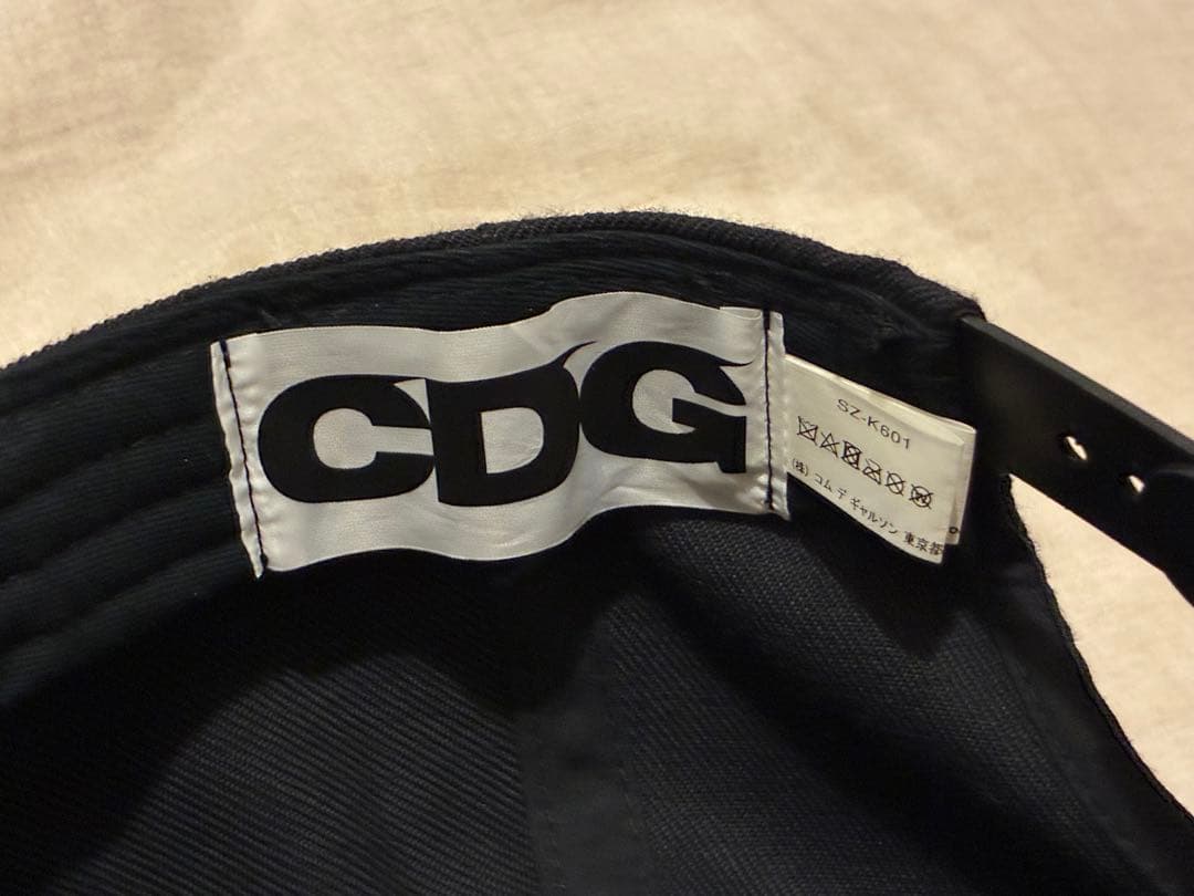 COMME des GARÇONS CDG ベースボールキャップ ブラック
