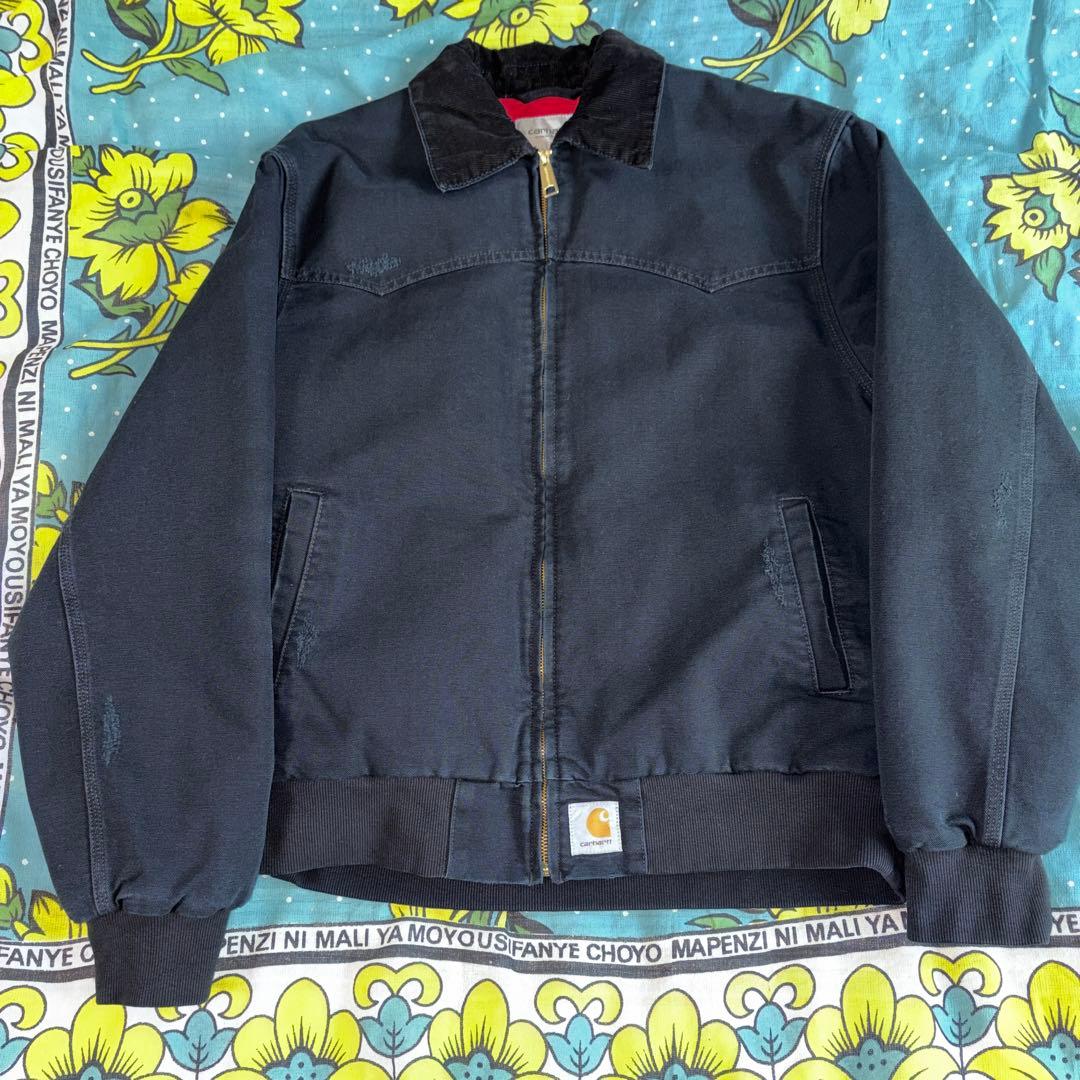 即完売品 Carhartt Santa Fe Jacket Black Sサイズ