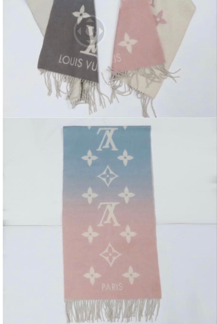 ■LOUIS VUITTON グラデーションマフラー 新品同様■