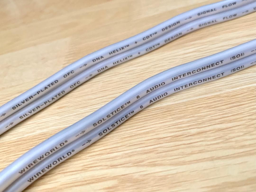 WIREWORLD ワイヤーワールド RCAペアケーブル SOLSTICE6