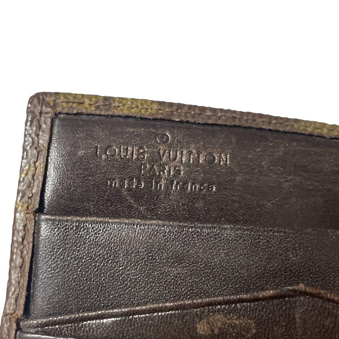 LOUIS VUITTON Wホック財布 モノグラム ポルトモネビエ