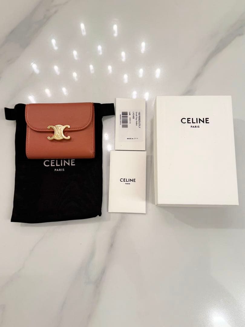 【新品】CELINEトリオンフ ミニウォレット