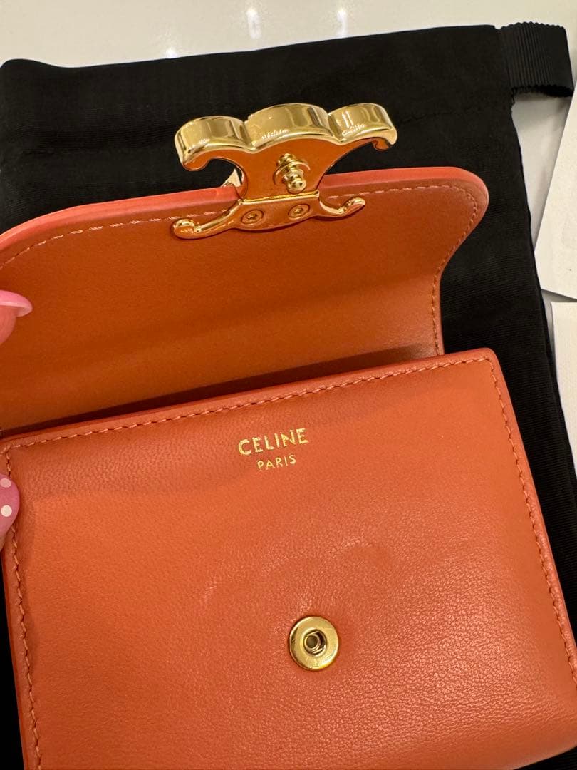 【新品】CELINEトリオンフ ミニウォレット