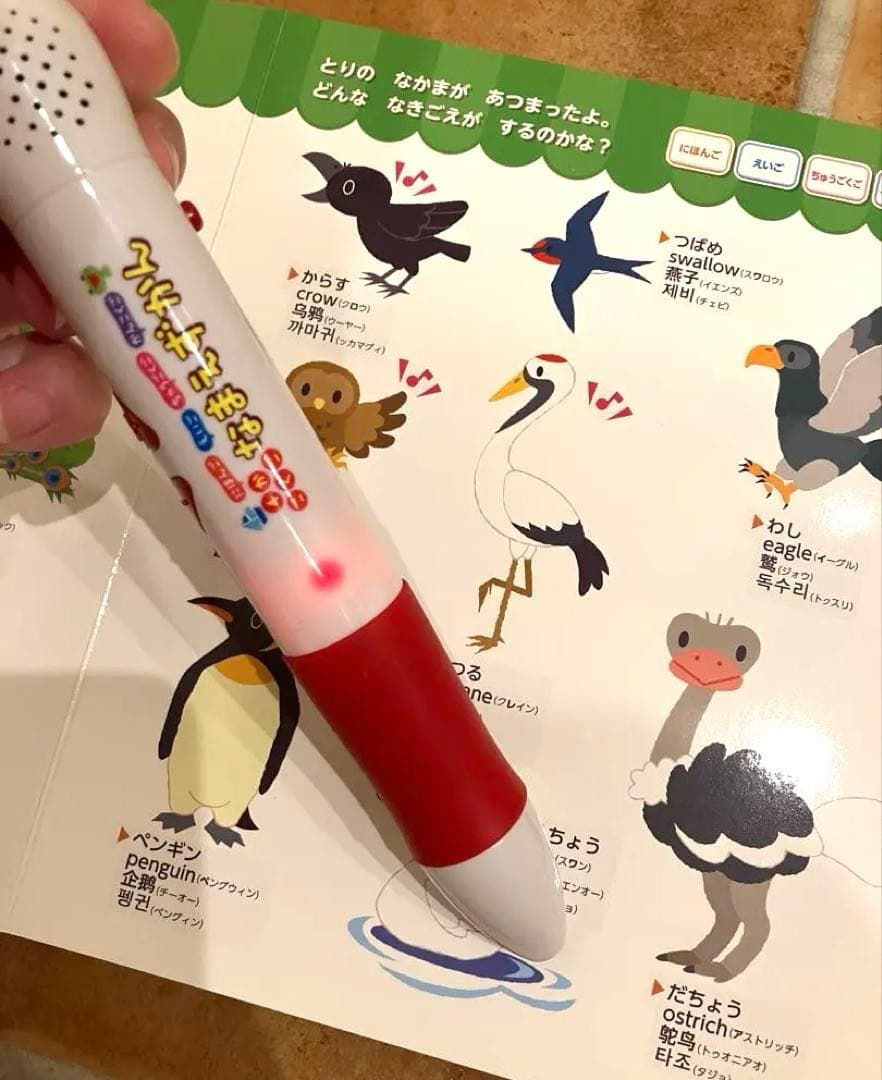 新装版 0さい～6さい 4かこくご なまえずかん　タッチペン付き