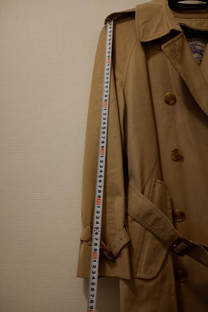 バーバリー　トレンチコート　ベージュ　ノバチェック　ヴィンテージ