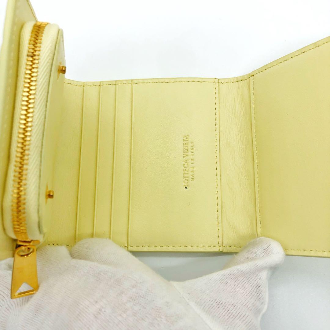 専用✨ボッテガヴェネタ イントレチャート　レザー　三つ折り財布