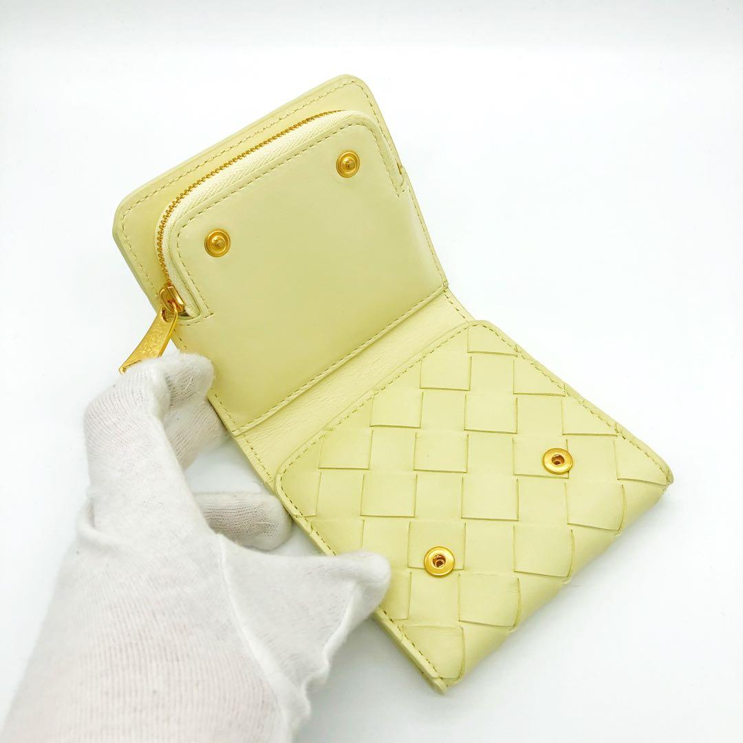 専用✨ボッテガヴェネタ イントレチャート　レザー　三つ折り財布