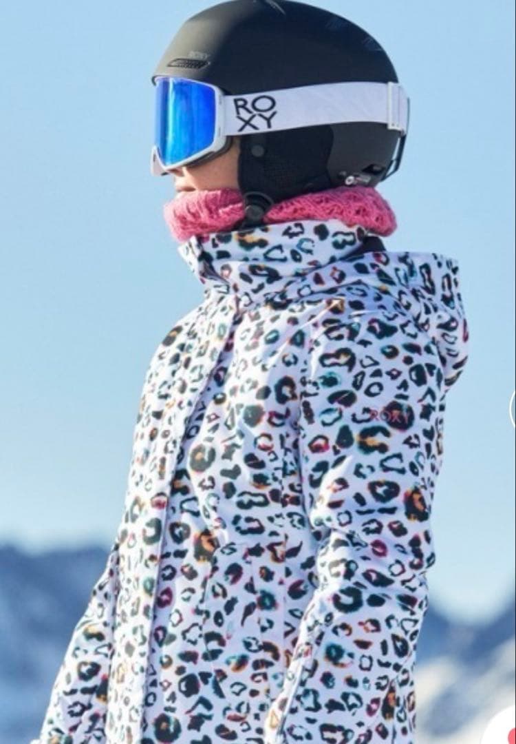 子ども用 Roxy ヒョウ柄 スノーボードウェア