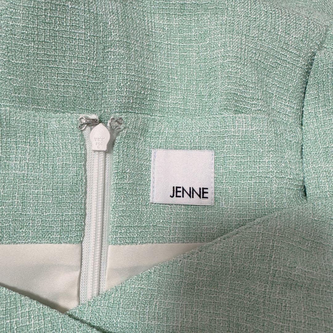 美品 JENNE ジェンヌ シックストレートワンピース S 夏