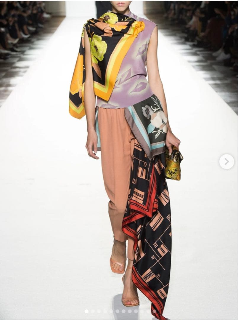 DRIES VAN NOTEN Silk Scarf Belt コレクション