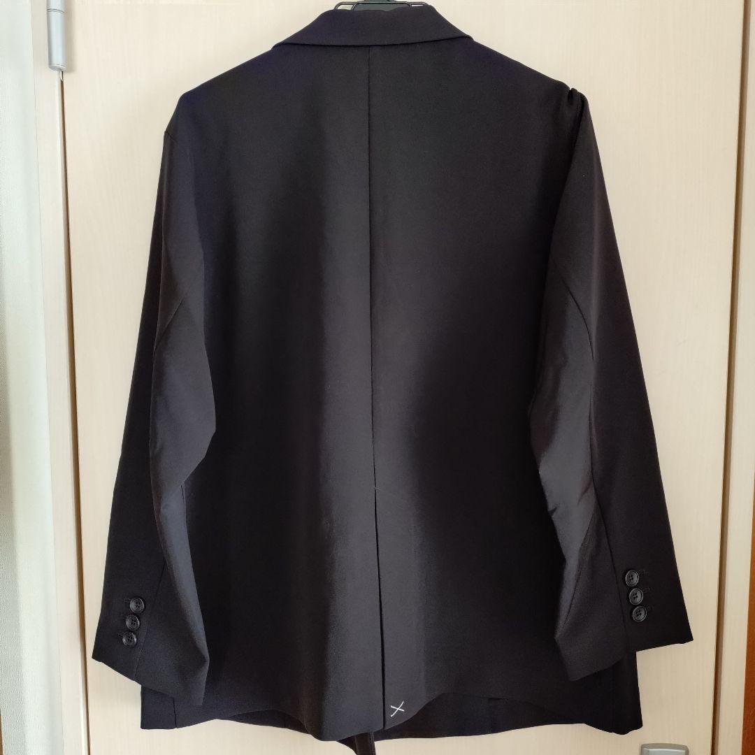 GLOBAL WORK ウツクシルエットWクロスジャケット　L