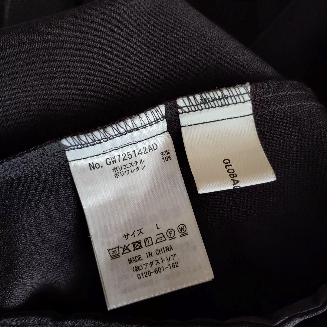 GLOBAL WORK ウツクシルエットWクロスジャケット　L