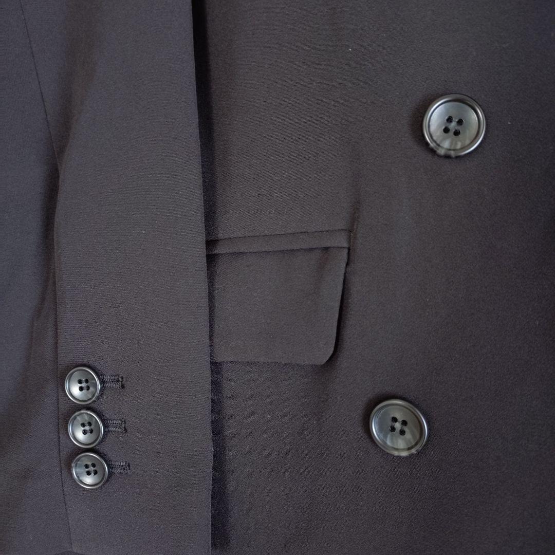GLOBAL WORK ウツクシルエットWクロスジャケット　L