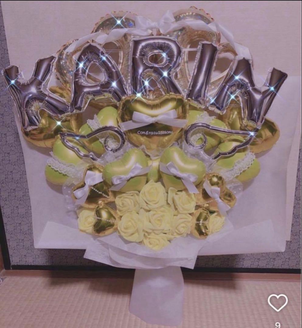 ピンヒール　バルーンブーケ　2つ