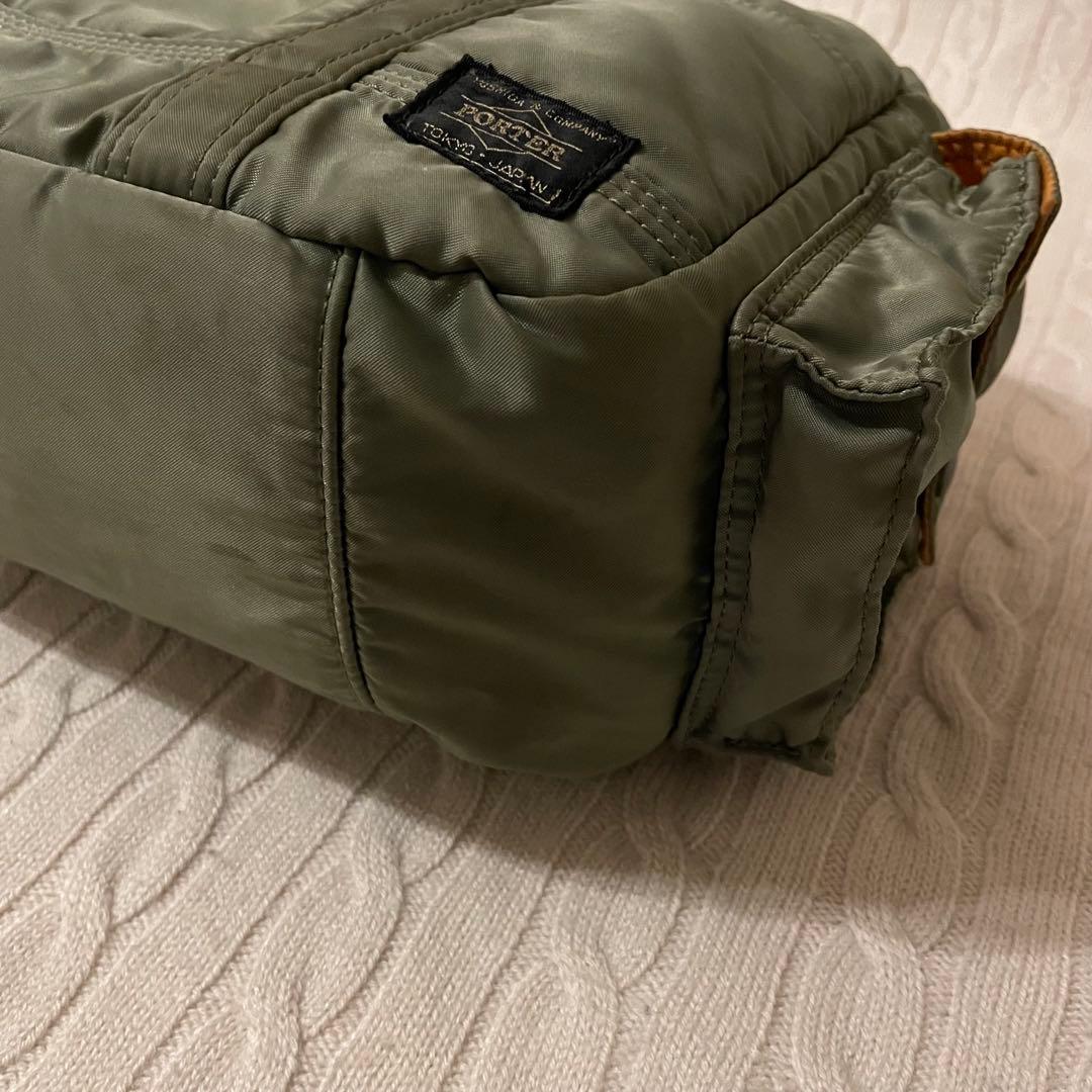 【美品✨】PORTER タンカー ダッフルバッグ ボストンバック セージグリーン