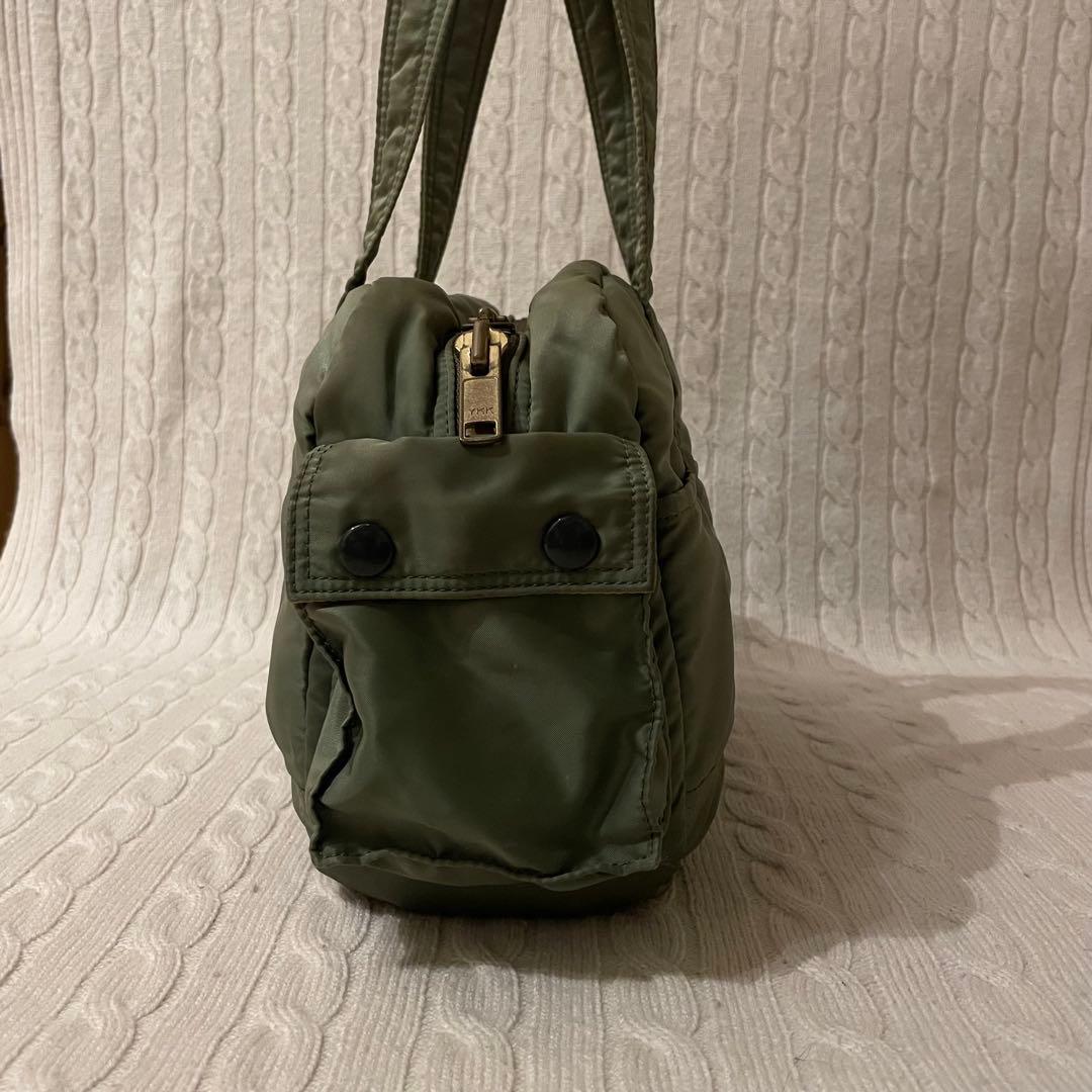 【美品✨】PORTER タンカー ダッフルバッグ ボストンバック セージグリーン