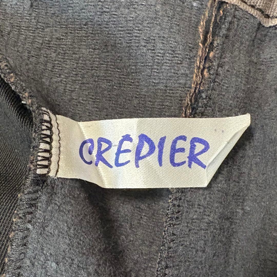 40s〜 フレンチヴィンテージ コットンピケパンツ CREPIER ごま塩