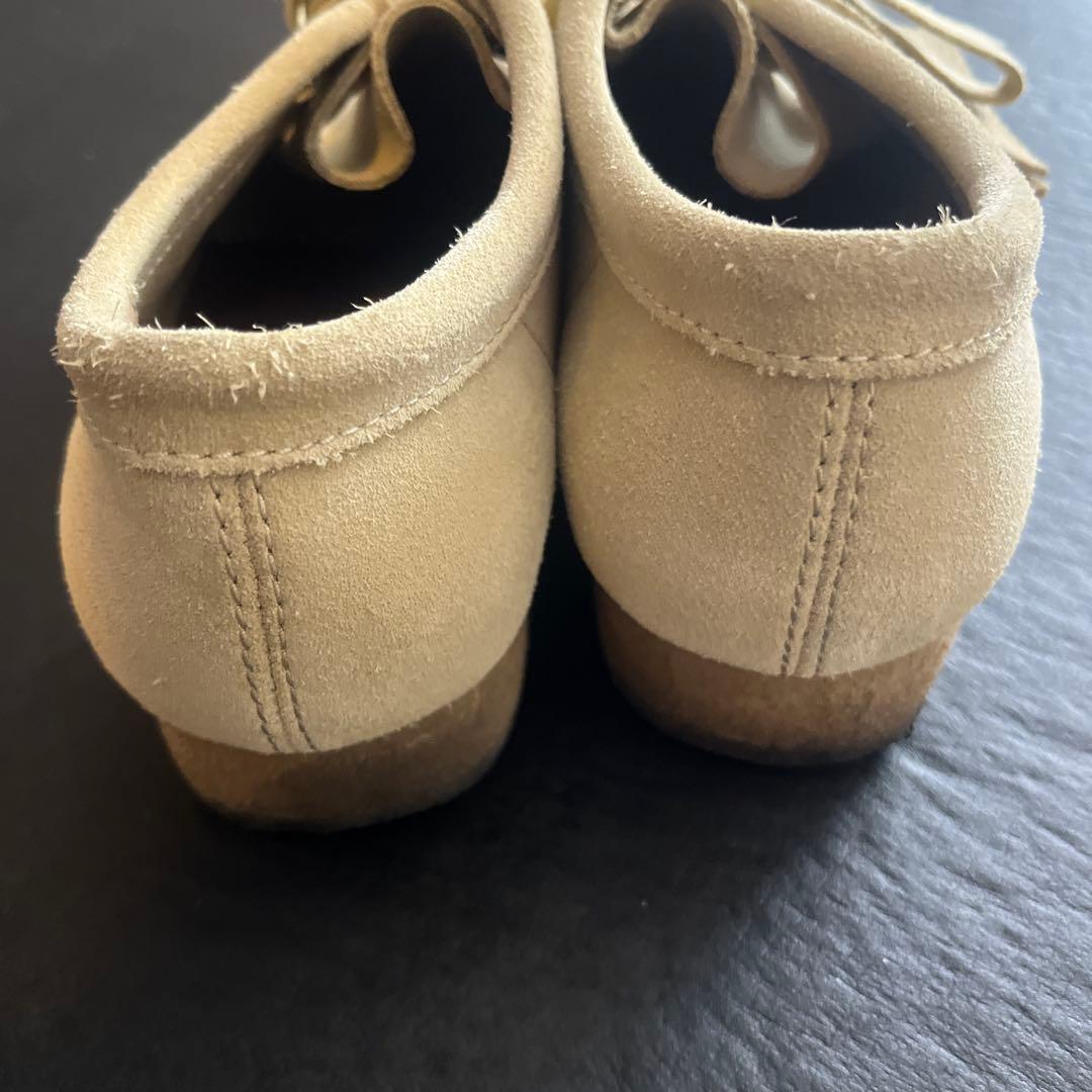 Clarks クラークス ワラビー スエード ベージュ 24.5cm