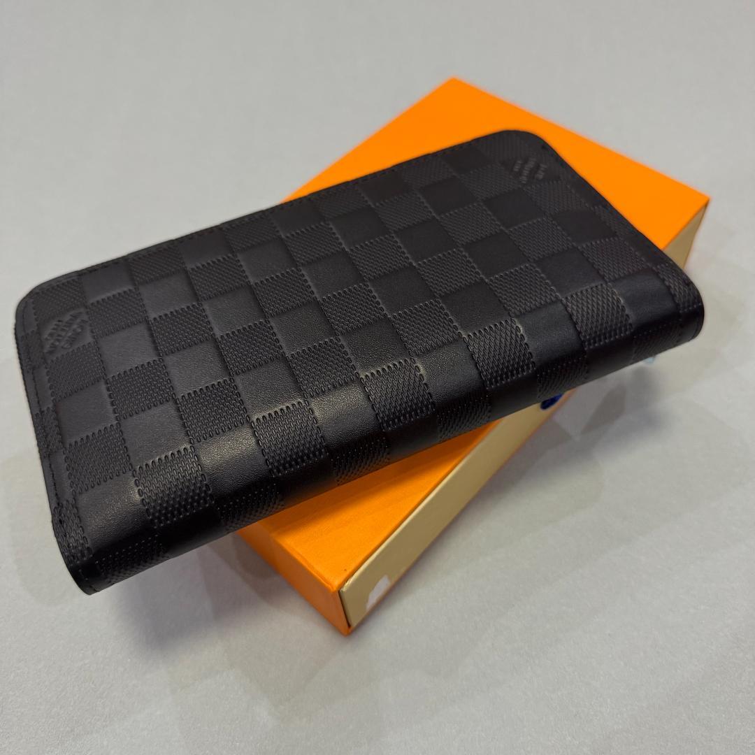 【極美品】 LOUIS VUITTON ダミエ ブラック 長財布