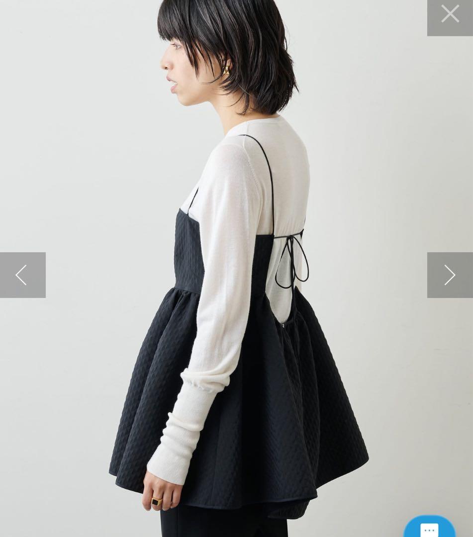 美品⭐︎Whim Gazette⭐︎ウィムガゼット⭐︎ ジャガードキャミブラウス