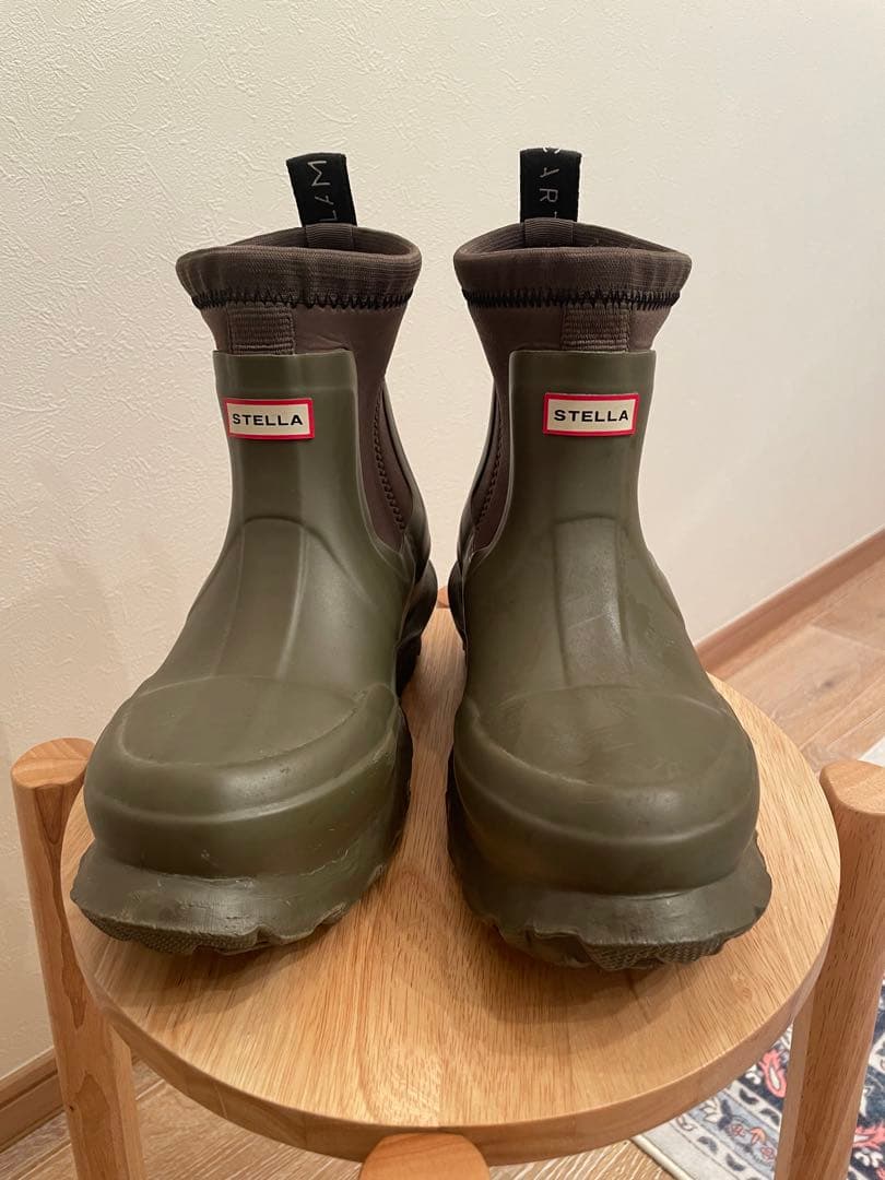 STELLA McCARTNEY✖️Hunter レインブーツ　オリーブグリーン