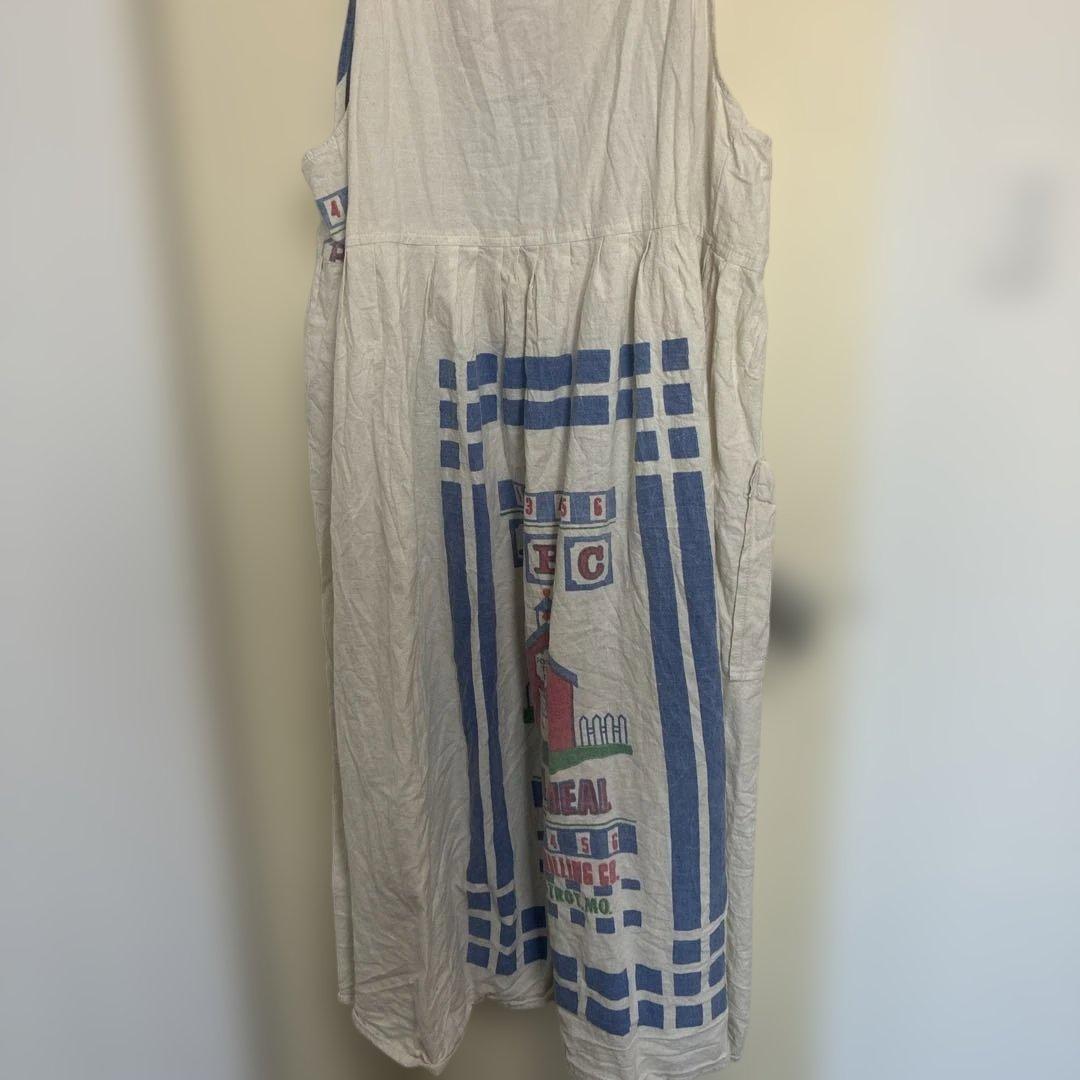 フィードサックワンピース　70s 80s vintage 古着