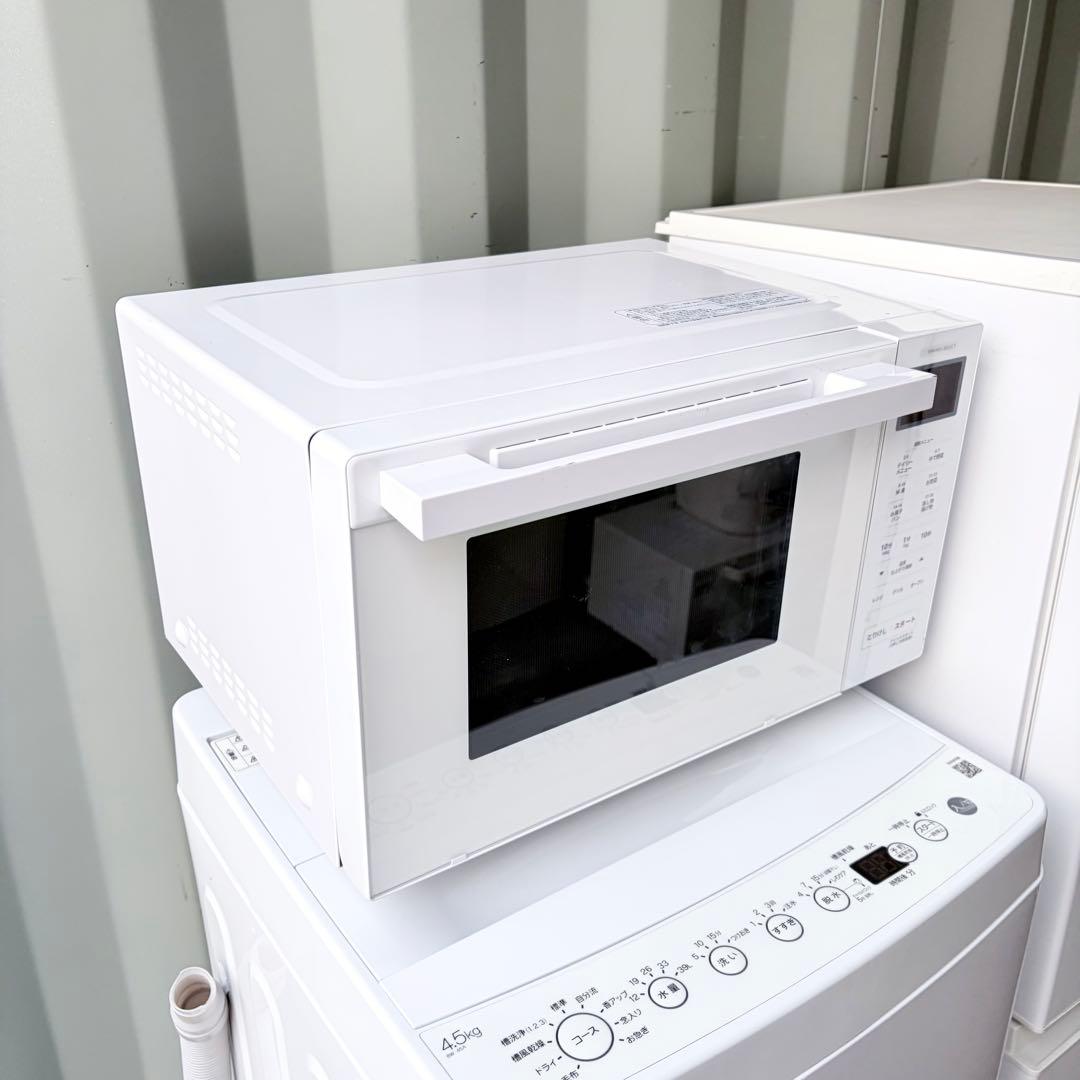 運搬取付無料！ホワイト系純正AQUA・Haier冷蔵庫洗濯機＋レンジ3点セット！