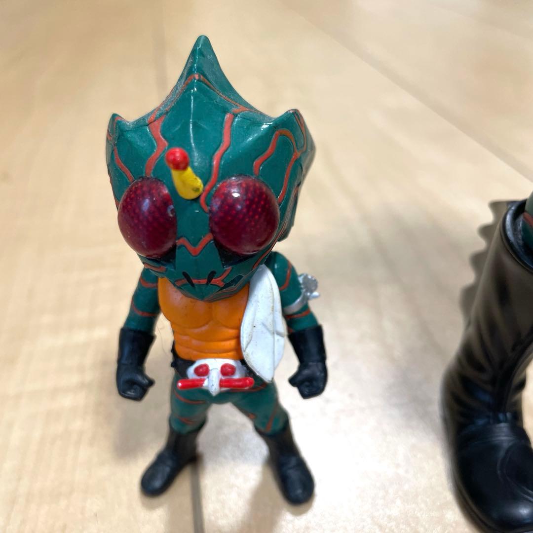 仮面ライダーアマゾン☆BIGソフビ☆・フィギュアまとめて売り。32