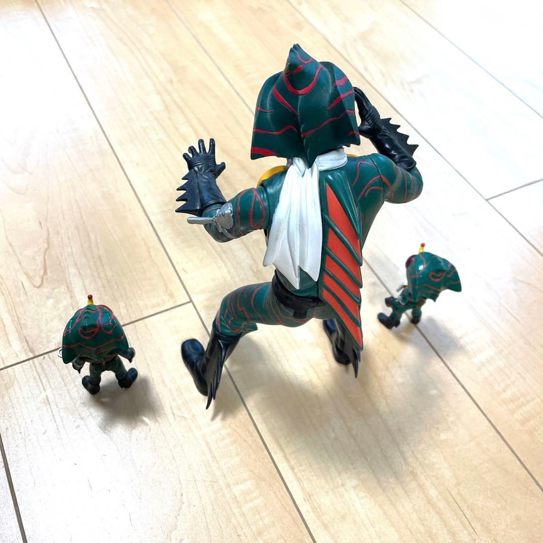 仮面ライダーアマゾン☆BIGソフビ☆・フィギュアまとめて売り。32