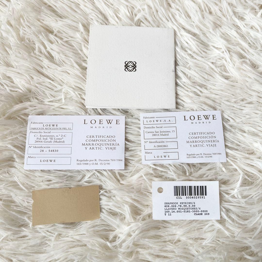 新品未使用✨LOEWE ロエベ　アナグラム　折り財布　スエード　ブラウン