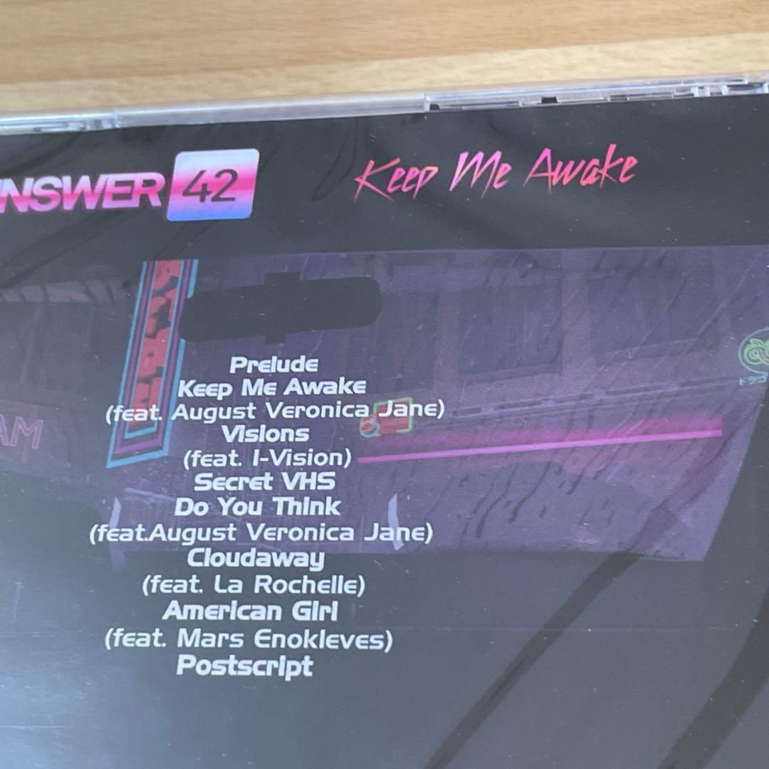 50枚限定盤ANSWER 42 Keep Me Awake AOR