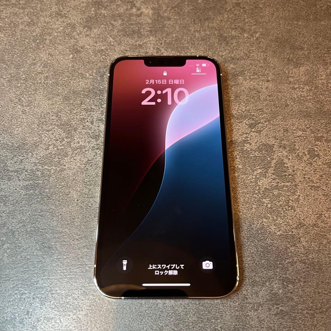 【極美品】バッテリー純正100% iPhone13 pro 256GB シルバー