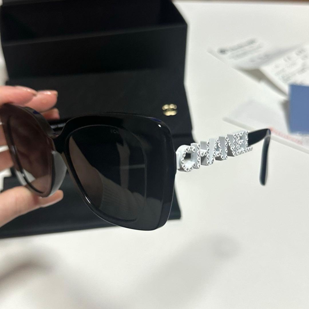 【超美品】CHANEL スクエアシェイプアイウェア 5422B