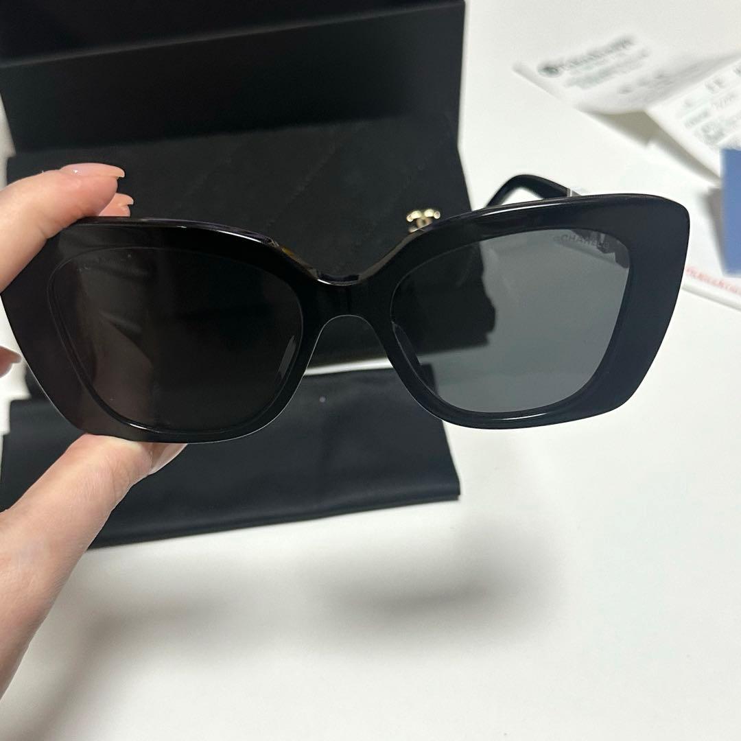 【超美品】CHANEL スクエアシェイプアイウェア 5422B