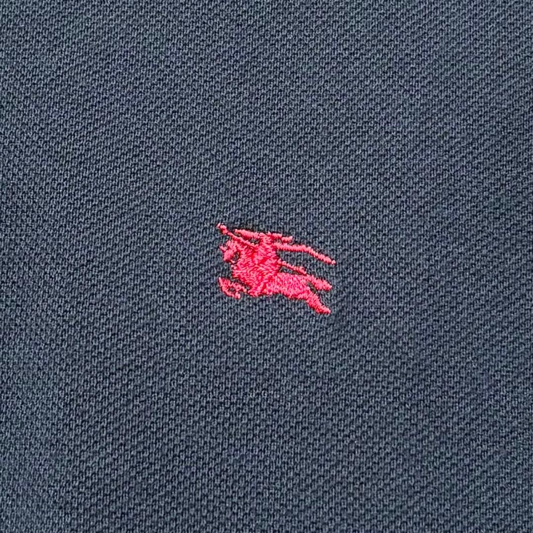 ✨にゃん✨バーバリーロンドン　ポロシャツ　ノバチェック　ホースロゴ刺繍