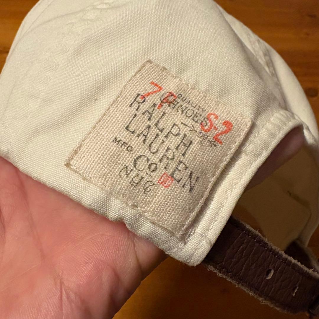Polo by Ralph Lauren 6パネルコットンキャップ 生成 RRL