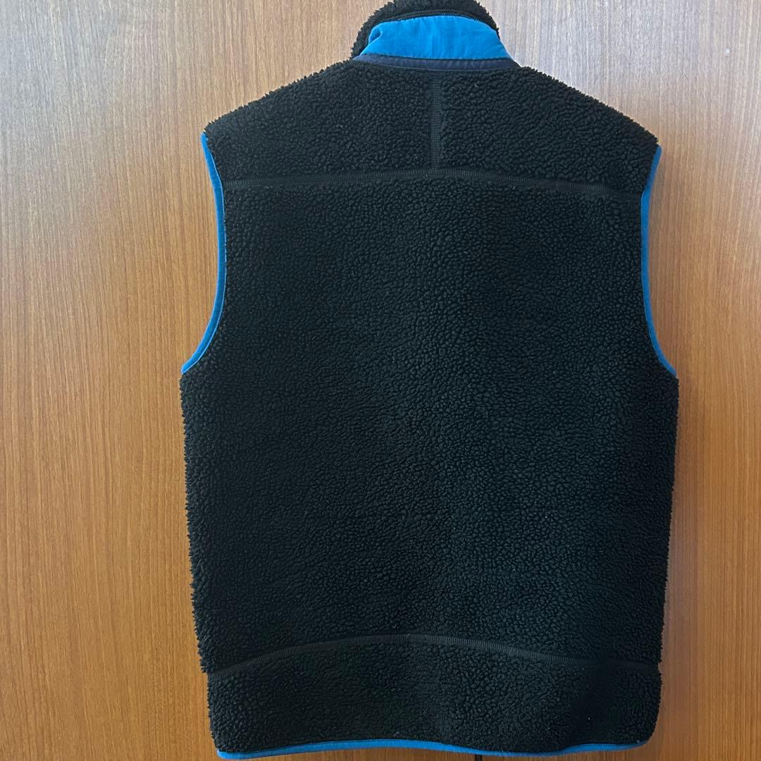 ト*ー様 patagonia レトロX フリース ベスト ブラック/ブルー