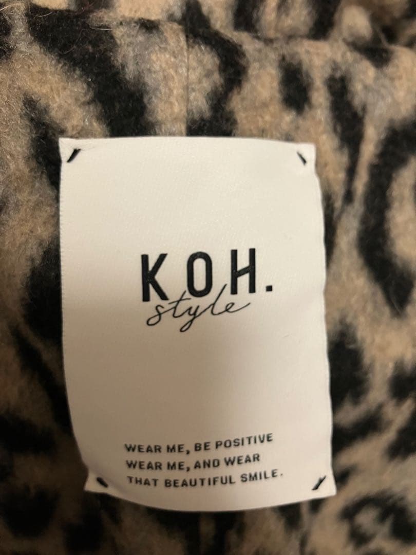 KOH.style ロングコート　ヒョウ柄　レオパード柄