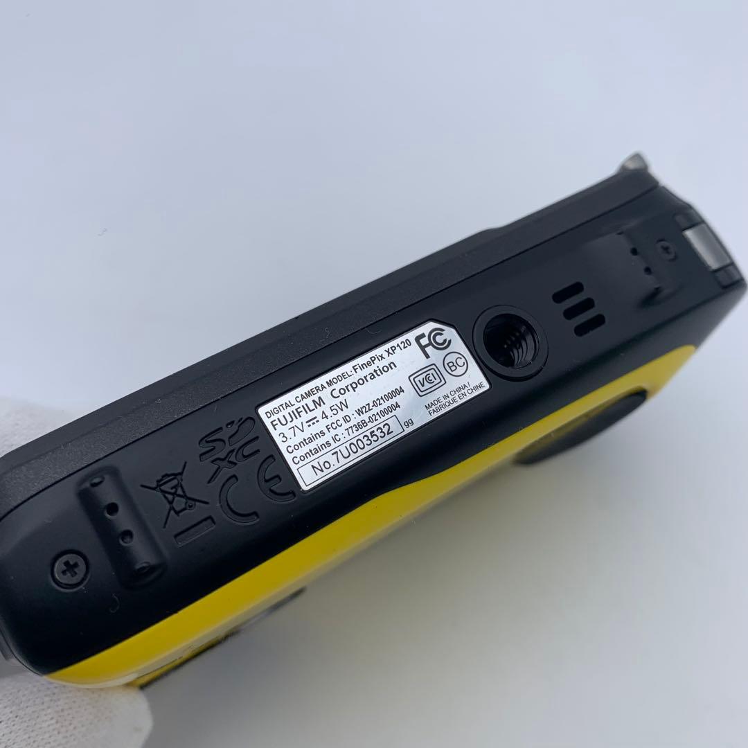 富士フイルム FinePix XP120 防水デジタルカメラ イエロー