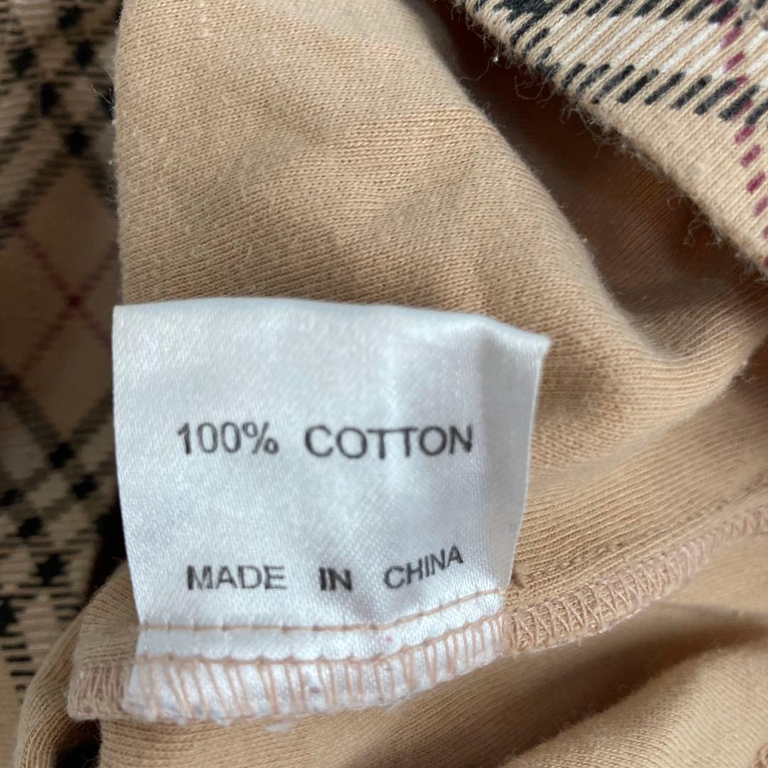 Burberry London Tシャツ 半袖 フード ノバチェック ロゴ
