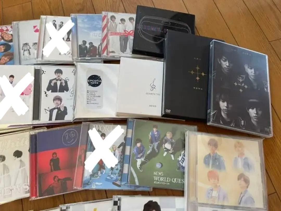 【バラ売り可、大幅お値下げ可】NEWS CD DVD おまとめ買い