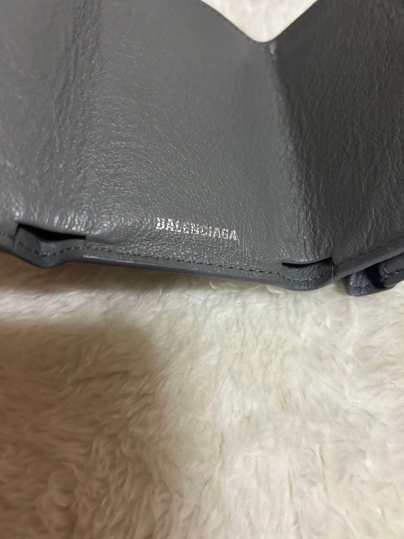 BALENCIAGA バレンシアガ ミニペーパーウォレット 3つ折