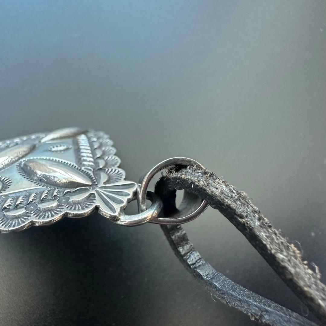 Navajo Chris Billie スタンプワーク ペンダントトップ