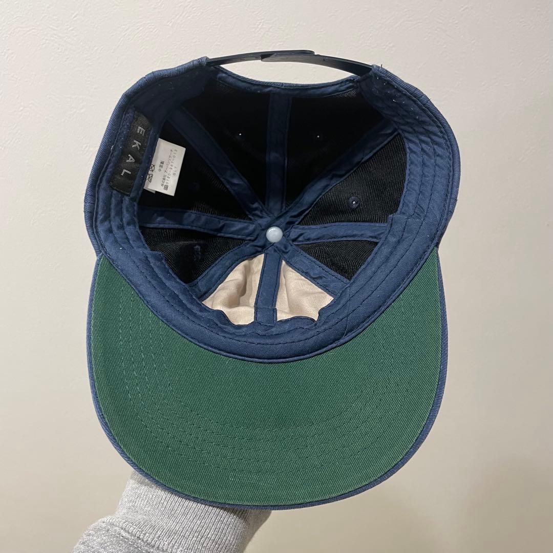 帽子 ekal 8 panel cap fade navy