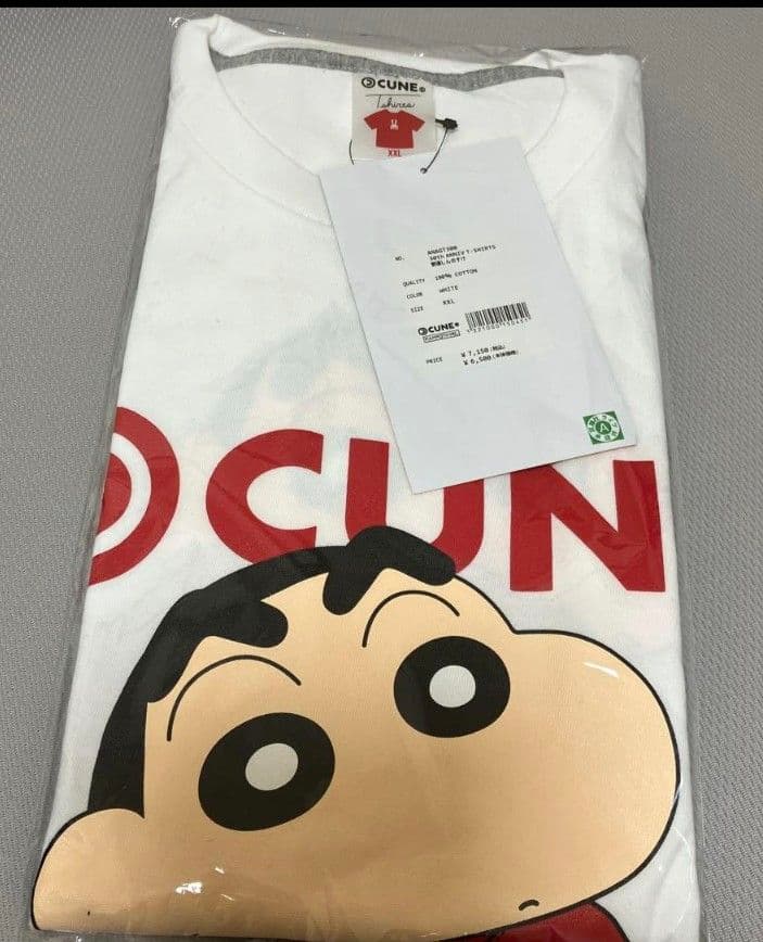 CUNE 30thクレヨンしんちゃんコラボ Tシャツ XXL